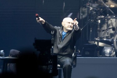 Genesis in concert at the Bell Centre in Montreal on Monday. Nov. 22, 2021.