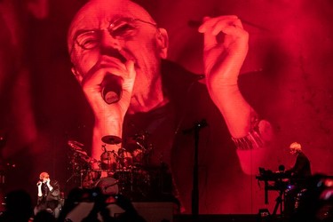 Genesis in concert at the Bell Centre in Montreal on Monday. Nov. 22, 2021.