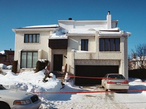 The home in Laval where Nadia Panarello was allegedly killed by her husband, Ernesto Fera.