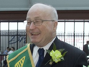 John Meaney, who died Nov. 14, is pictured here as the Grand Marshal for the 2008 St. Patrick's Day parade in Montreal.
