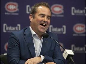 Geoff Molson, owner and president of the Montreal Canadiens during press conference on Monday November 29, 2021