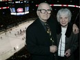 Montreal Gazette hockey writer Red Fisher, seen with his wife, Tillie, was honoured on Nov. 25, 2006 for more than half a century of authoritative coverage of the Canadiens. And he wasn't done yet.