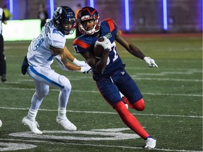 Alouettes wide-receiver Eugene Lewis is Montreal's leading receiver. He has caught 56 passes for 913 yards while scoring seven touchdowns this season.