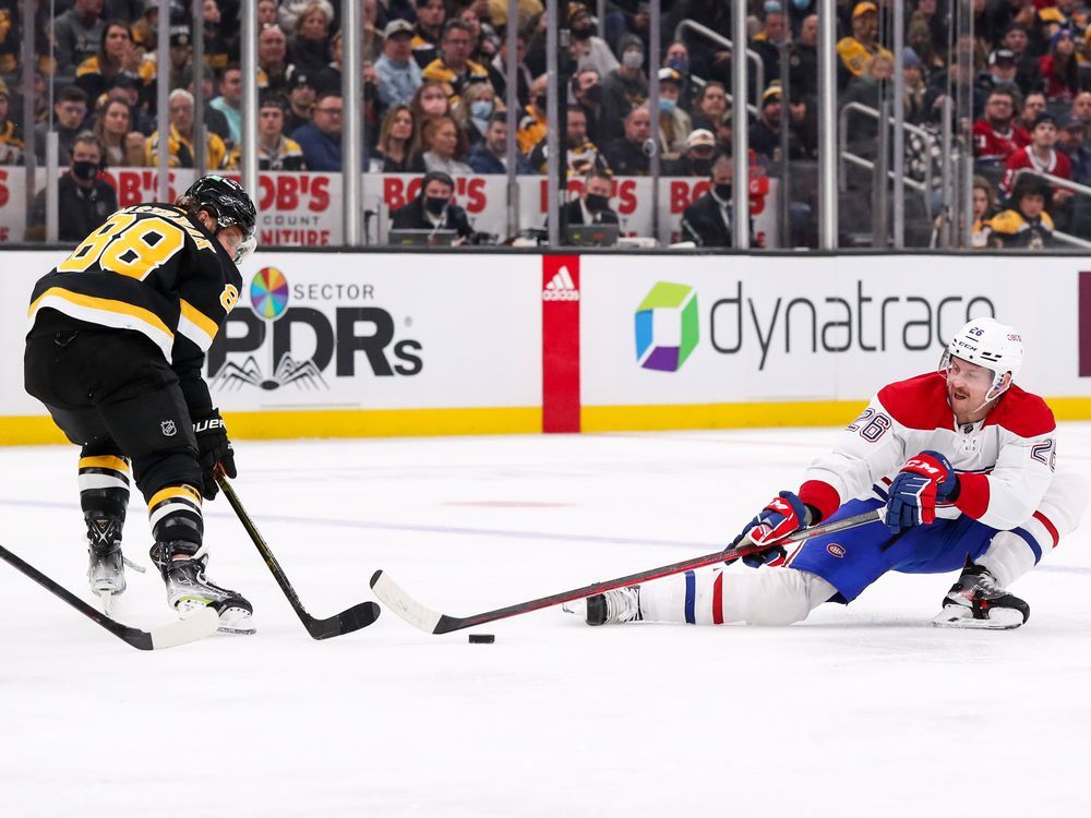 Marchand has hat trick, Bruins beat Canadiens 5-1