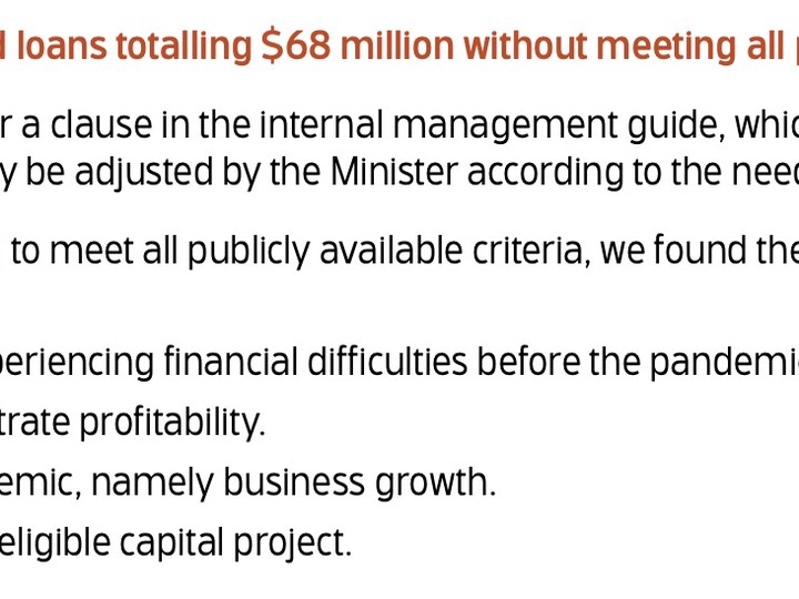  Excerpt from auditor-general’s report.