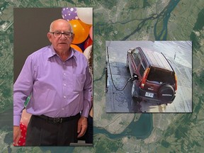 Domenico Discenza, 79, was at the wheel of a red Honda CR-V with the licence plate 438 NCV.