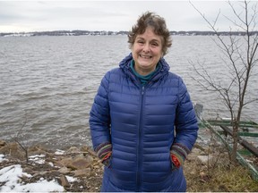 Julie de Belle, pictured near her home in Pincourt, hosts Poésie Pincourt Poetry.