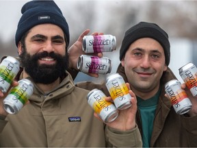 Brothers Sam (left) and Noah Bick launched Le Seltzer, Montreal's foray into the sparkling water business.