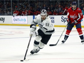 In 33 career NHL games with the Los Angeles Kings, who selected him in the second round of the 2016 NHL Draft, Kale Clague has 0-11-11 totals.
