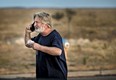 Alec Baldwin outside the Santa Fe County Sheriff's Office in Santa Fe, N.M., after he was questioned about a shooting on the set of the film "Rust" on the outskirts of Santa Fe, Thursday, Oct. 21, 2021.