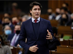 Prime Minister Justin Trudeau speaks during Question Period in the House of Commons on Parliament Hill in Ottawa, Ontario, Canada December 8, 2021 "The No. 1 job of any prime minister is to uphold the Constitution," Tom Mulcair writes.