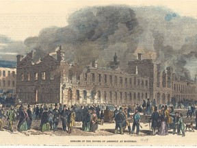 Remain of the Houses of Assembly at Montreal
Illustrated London News (1849)
Collection Pointe-à-Callière Museum
