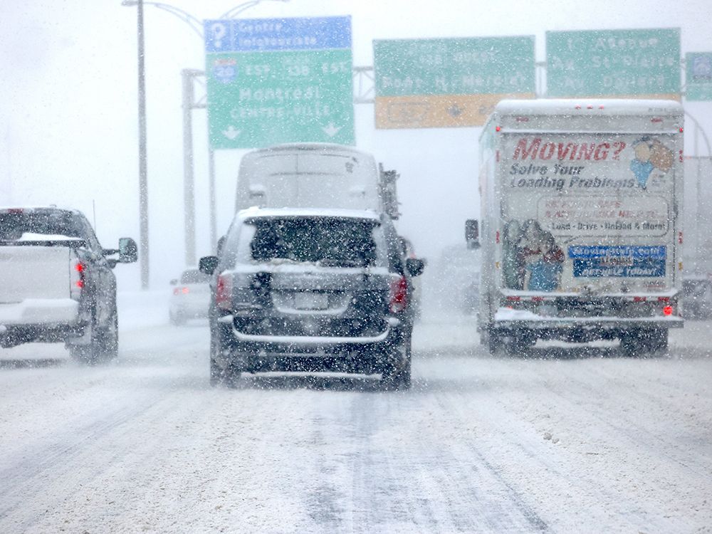 Snowstorm triggered four highway pileups in the Montérégie region ...