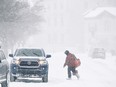 At times visibility was nigh impossible as Montreal’s first big snowstorm of the year arrived Jan. 17, 2022.