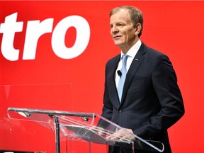 Metro Inc. CEO Eric La Flèche addressed shareholders on Jan. 25, 2022, during the company's virtual annual meeting.