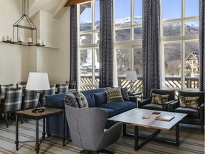 Guests of the Lodge at Spruce Peak’s penthouse section have an exclusive lounge.