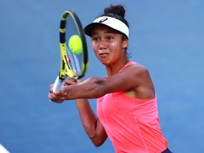 The Adelaide tournament is the first of two warm-up events for Leylah Fernandez before she competes in the Australian Open beginning on Jan. 16. She'll play in a WTA 500 event in Sydney next week.