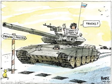 Editorial cartoon for Feb. 1, 2022.