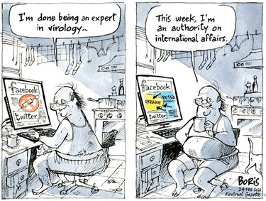 Editorial cartoon for Feb. 24, 2022.