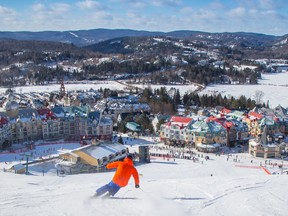 Tremblant's on-mountain resort is home to 1,900 accommodations and a variety of shopping and food options.