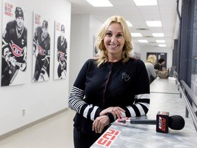 The Canadiens' new vice-president of communications, Chantal Machabée, is seen in a 2014 photo. "Industries that have the power to educate and those that can influence how we view important events have the responsibility to offer perspectives that are not homogeneous," says Martine St-Victor.