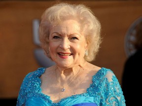Lifetime Achievement honoree Betty White arrives at the 16th annual Screen Actors Guild Awards in Los Angeles on Jan. 23, 2010.