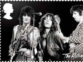 One of the dedicated Royal Mail stamps to honour 60 years of  legendary rock group The Rolling Stones is seen in this undated handout image.