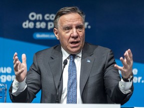 Premier François Legault's conciliatory tone when announcing he was dropping his plan to impose a special tax on the unvaccinated contrasts with his treatment of English-speaking Quebecers, Robert Libman says.