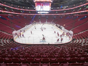 Venues like the Bell Centre will allow fans again as of Feb. 21.