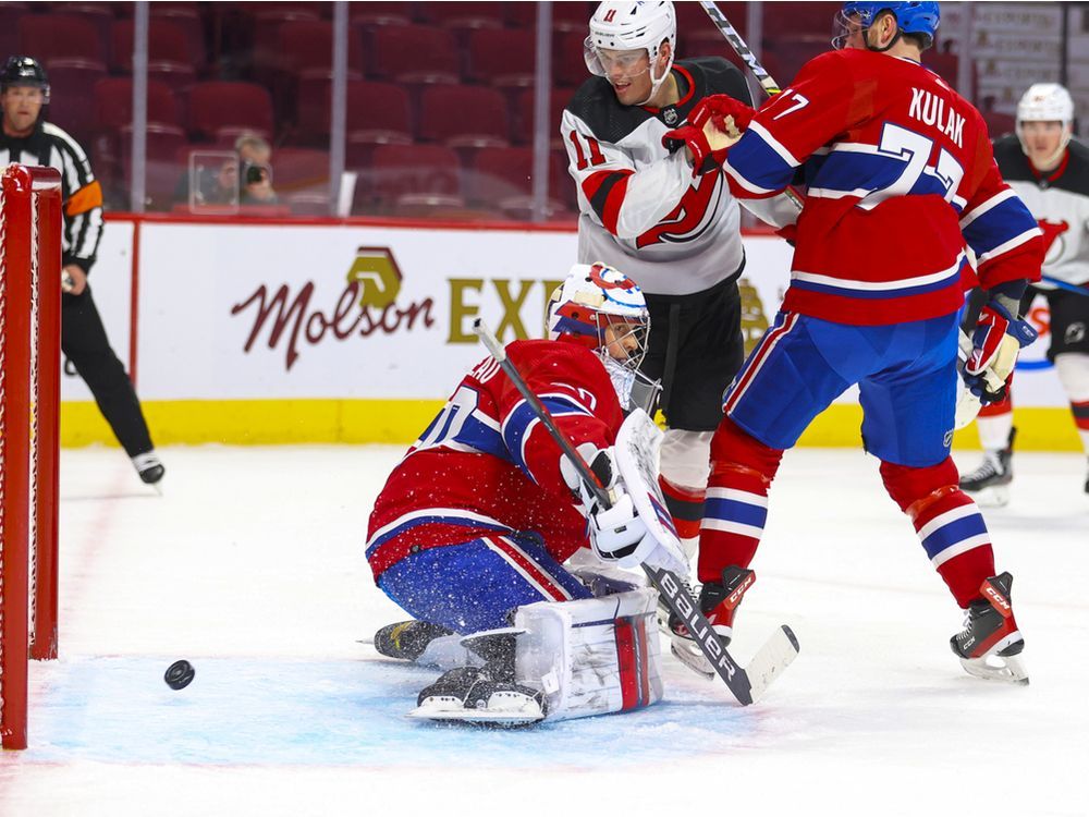 Struggling Devils wallop hapless Canadiens 7-1 at the Bell Centre