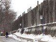 A sound wall runs between Cartier Ave. and St-Jean Blvd in Pointe-Claire. This sound wall was entirely paid for by Transport Quebec in 1990 as part of the Cartier Ave.-Highway 20  interchange project.