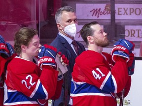 "The more the game went on, the more I was at ease," Martin St. Louis said after his head-coaching debut with the Canadiens. "The best way to learn is in the trenches and I did that tonight.”