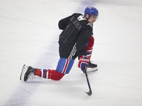 Brendan Gallagher of the Montreal Canadiens sports a black warm-up jersey last February. Black jerseys made another appearance for this Black History Month. "I rejoice when teams show leadership and reflect their fans’ values," Martine St-Victor writes.
