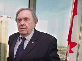 Donald Johnston in Montreal in 2014: Montrealers knew Donald Johnston best as an MP, cabinet minister and lawyer, but may be less familiar with the role he played as head of the OECD, a former chief of staff writes.