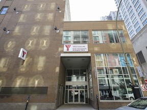 Among the shelters that would be slated to close this spring without additional funding are: 180 spots at the downtown YMCA, pictured, 186 spaces at Hôtel Dieu run by the Old Brewery Mission and the Welcome Hall Mission, as well as 120 spots at Château Place Versailles and 50 spots at the Hôtel des Arts.
