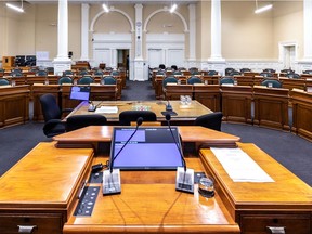 Montreal's city council chamber.