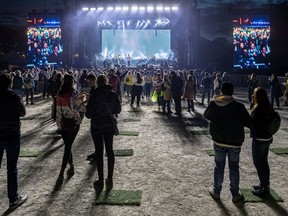 Fans were allocated to