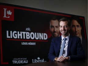 Louis-Hébert MP Joël Lightbound in 2015.