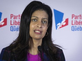 Quebec Liberal Leader Dominique Anglade's explanations last week about why her party would not promise to remove the religious symbols ban for teachers were lame and disappointing, Tom Mulcair says.