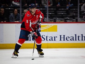 The Capitals will be without superstar Alex Ovechkin, who still can't cross the Canadian border after testing positive for COVID-19.