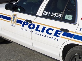A Sherbrooke police vehicle.