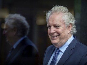 Former Quebec Premier Jean Charest in Montreal Thursday June 3, 2021. Charest has "experience, intellectual gravitas, quickness on his feet, knowledge and understanding of Quebec," Robert Libman writes.