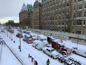 What Wellington St. in Ottawa looked like last week. Some felt there had been a failure of intelligence-gathering.