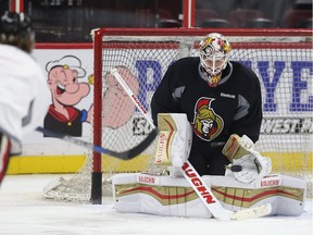 After getting called up by the Ottawa Senators during the 2014-15 season, Andrew Hammond posted a 20-1-2 record with a 1.79 goals-against average and a .941 save percentage.