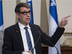 The Conservative Party of Quebec represents "the voice of people who suffered owing to abusive health measures," leader Éric Duhaime said after a poll showed his party is up nine percentage points since December.