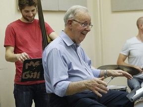 Iwan Edwards, seen in a class during a rehearsal at McGill/Schulich School of Music in 2014, took as much joy in leading children as he did in guiding professionals.