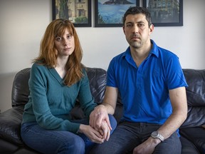 Valeriya Smulska is half Russian, half Ukrainian. Viktor Shlenchak is Ukrainian. They speak Russian at their Longueuil home. “Our family has families in both countries,