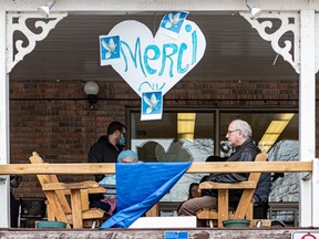 Friday’s commemorative event took place at CHSLD Yvon-Brunet, a long-term care home in Ville-Émard that was among the hardest hit in Quebec during the first wave of the pandemic.