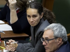 Replying to Ensemble Montréal’s criticisms, executive committee member Josefina Blanco (seen in 2018) said the administration has been acting “on all fronts” to aid victims of domestic violence.