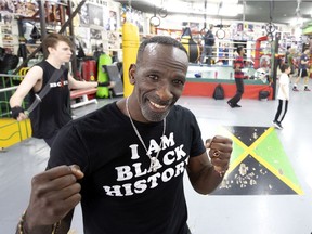Hard Knox gym owner Herby Whyne is happy to working out with his clients again in Montreal on Saturday, March 12, 2022.